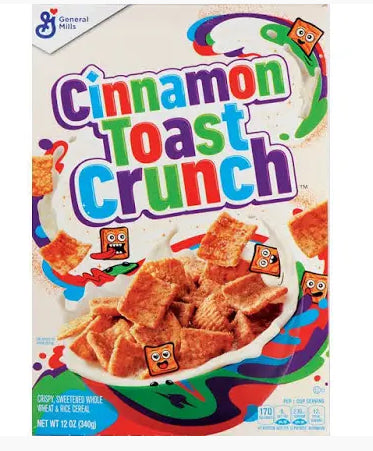 Cinnamon Toast Crunch Cereal Box