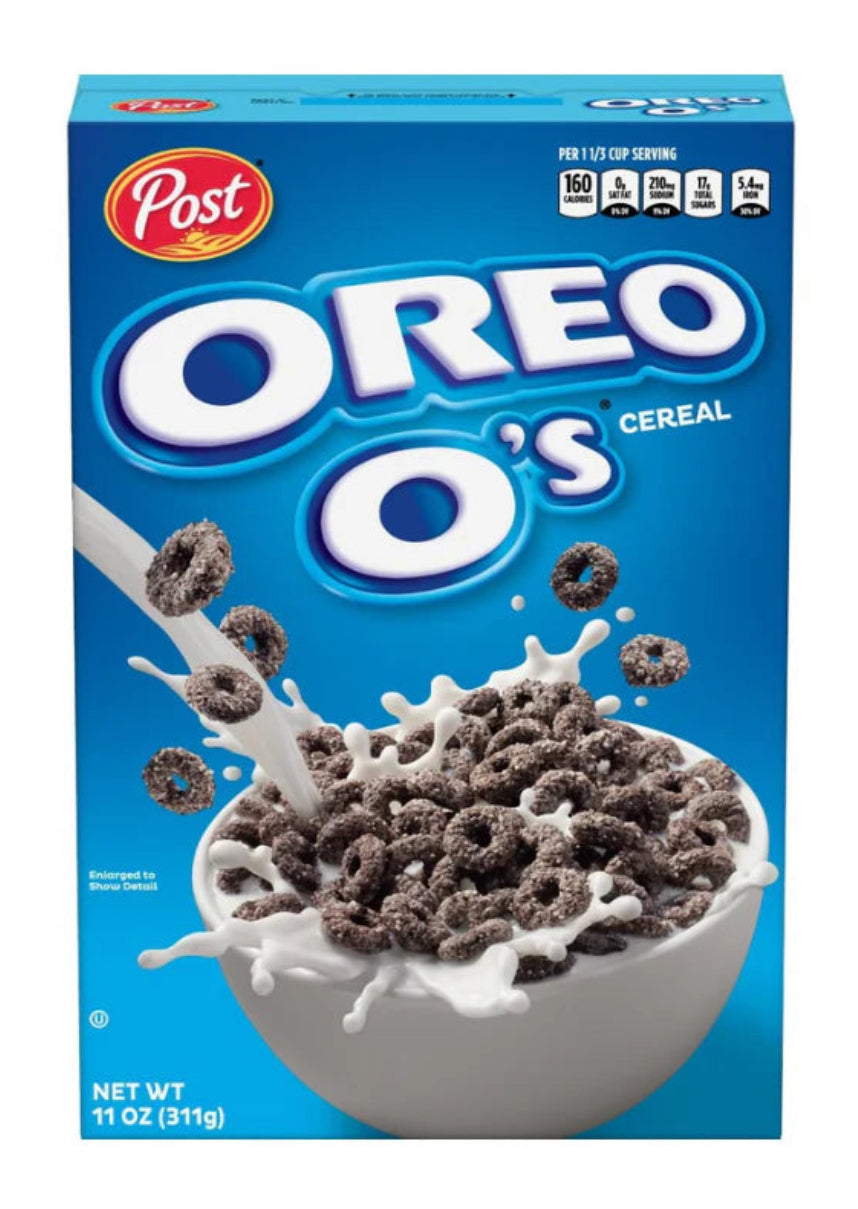 Oren Os Cereal Box