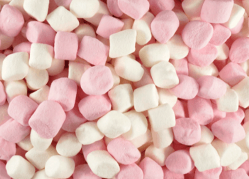 Marshmallow - Mini Pink & White