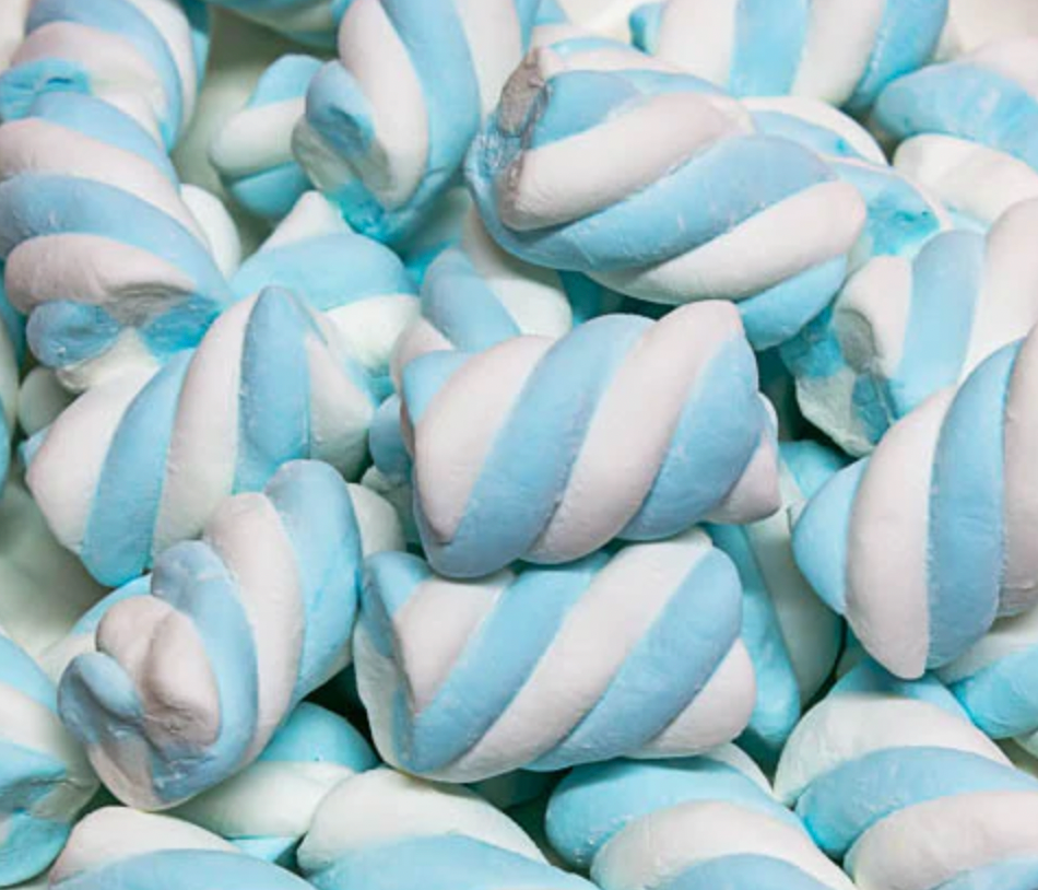 Marshmallow - Blue Twist