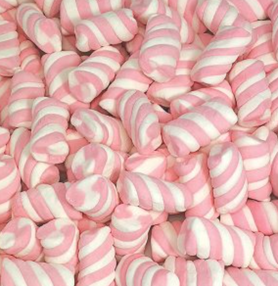 Marshmallow - Pink Twist