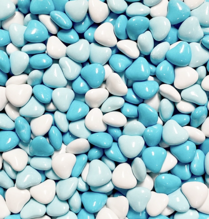 Chocolate Heart Blue Mix