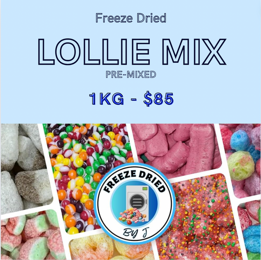 1KG Freeze Dried Lollie Mix (PRE MIXED)