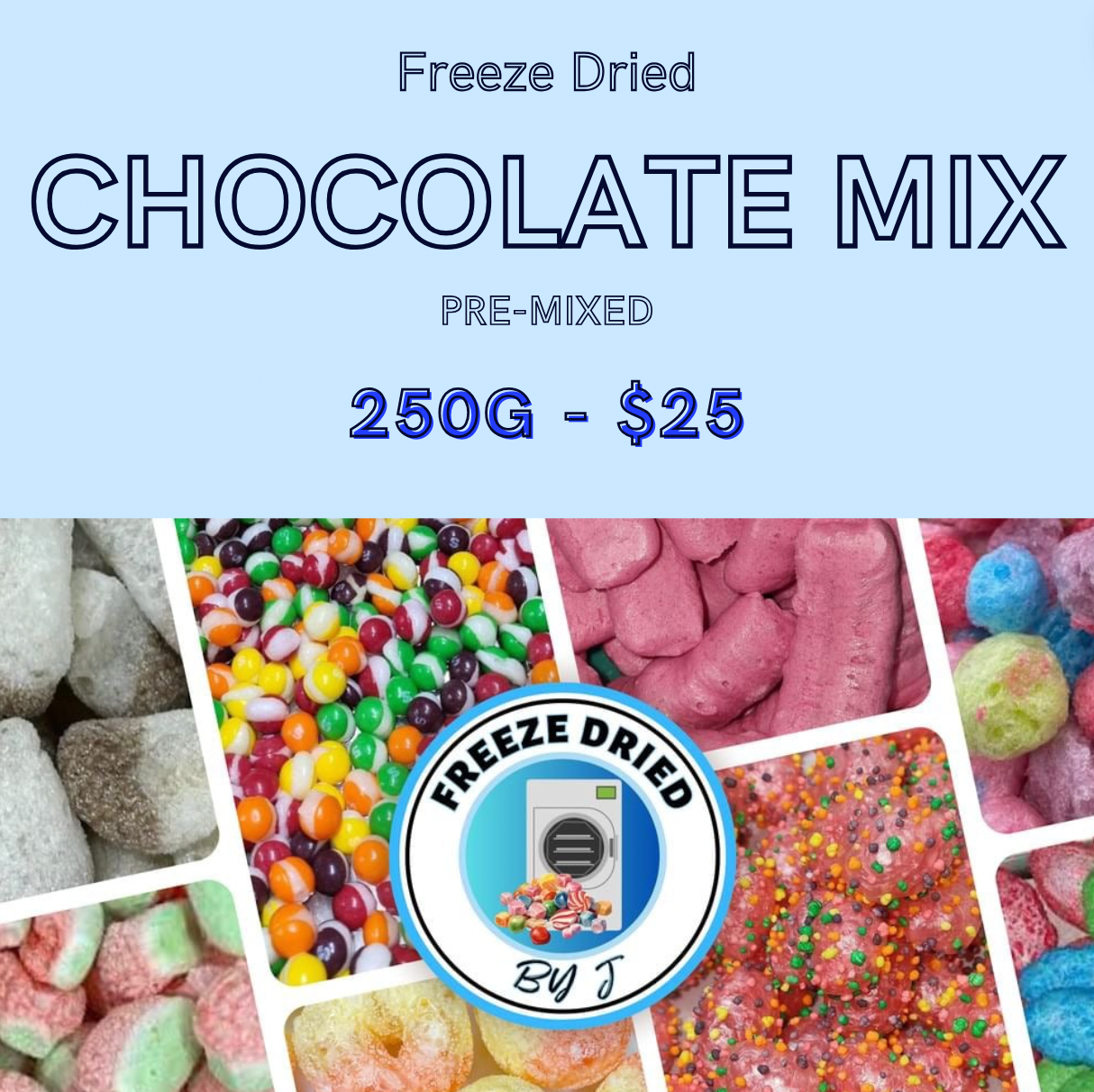 250G Freeze Dried Chocolate Mix (PRE MIXED)