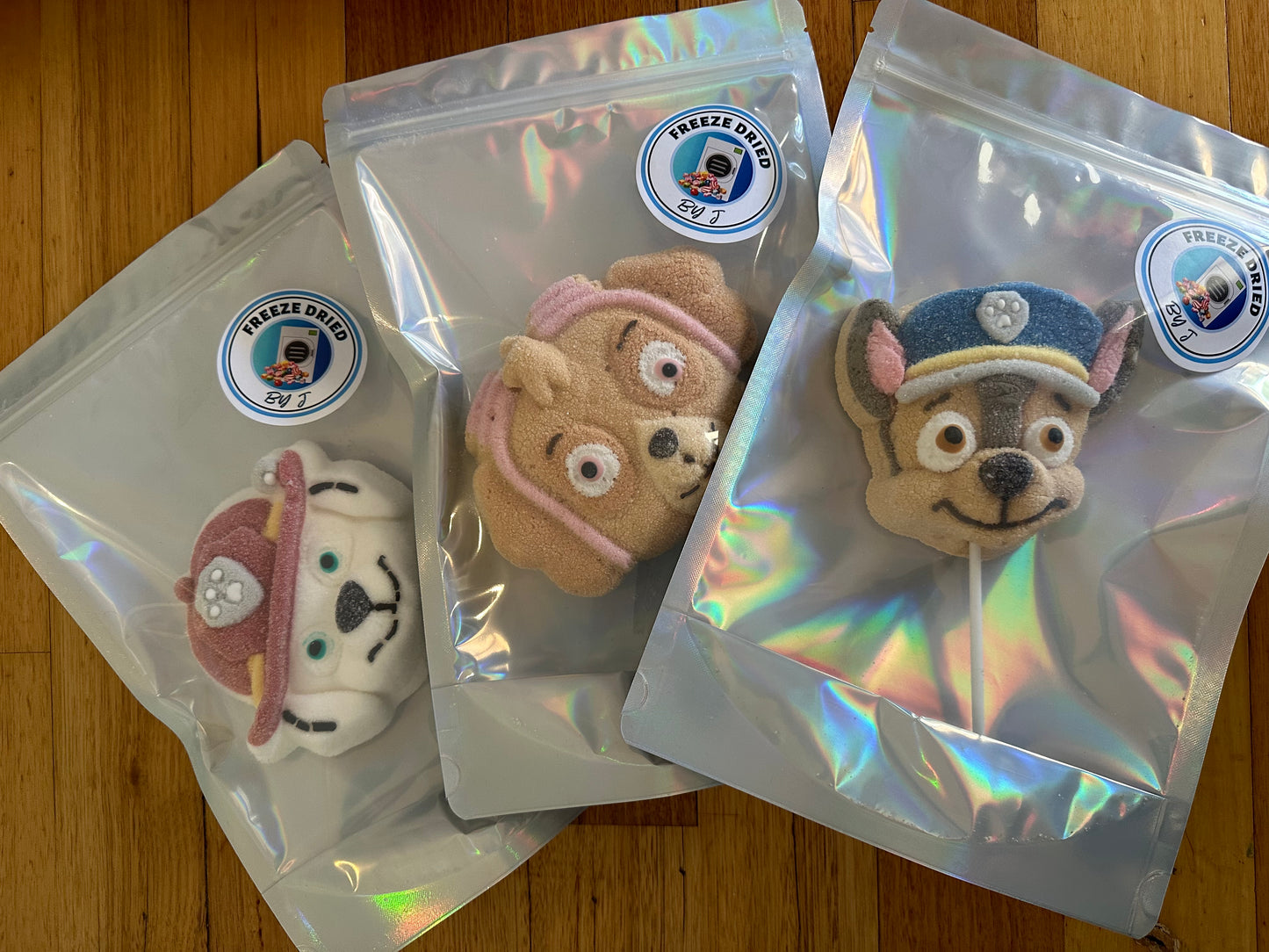 Freeze Dried PAW Patrol Marshmallow Characters