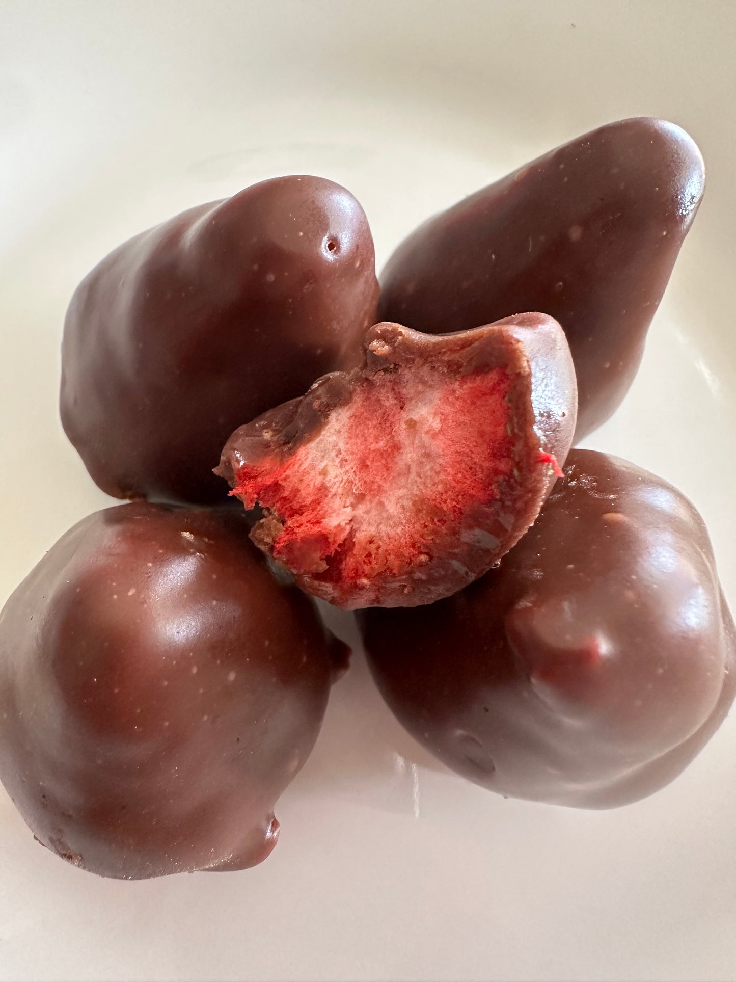 Freeze Dried Milk Chocolate Coated Strawberries