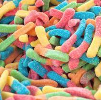 Freeze-Dried Sour Worms