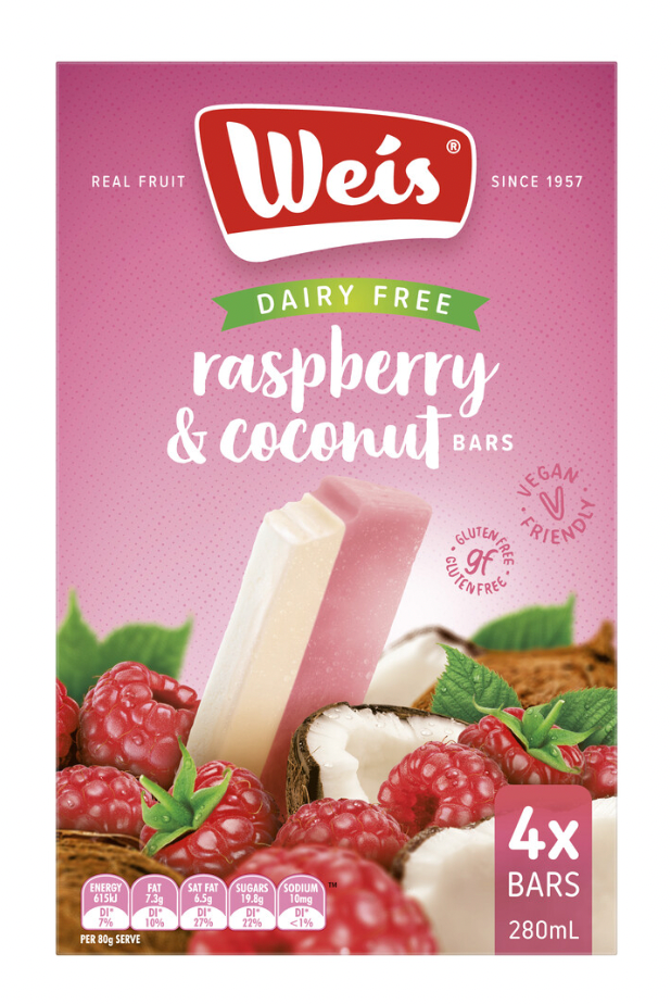 Freeze-Dried Weis - Raspberry and Coconut