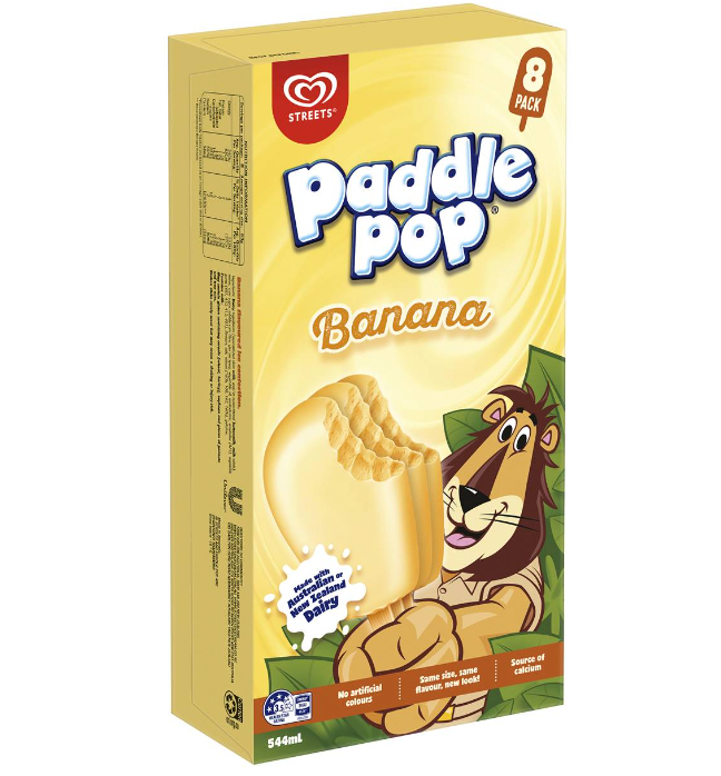 Freeze-Dried Banana Paddle Pop