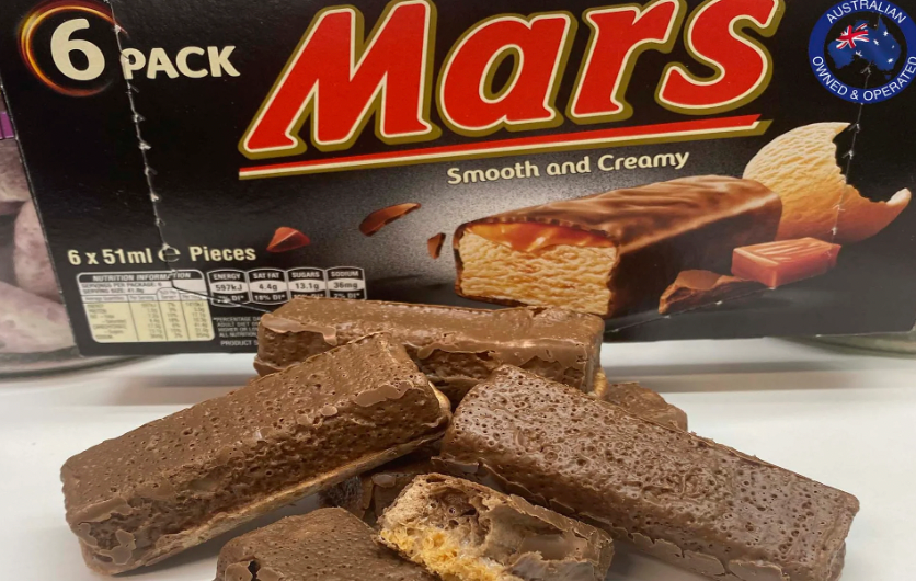 Freeze-Dried Mars Ice Cream Bar