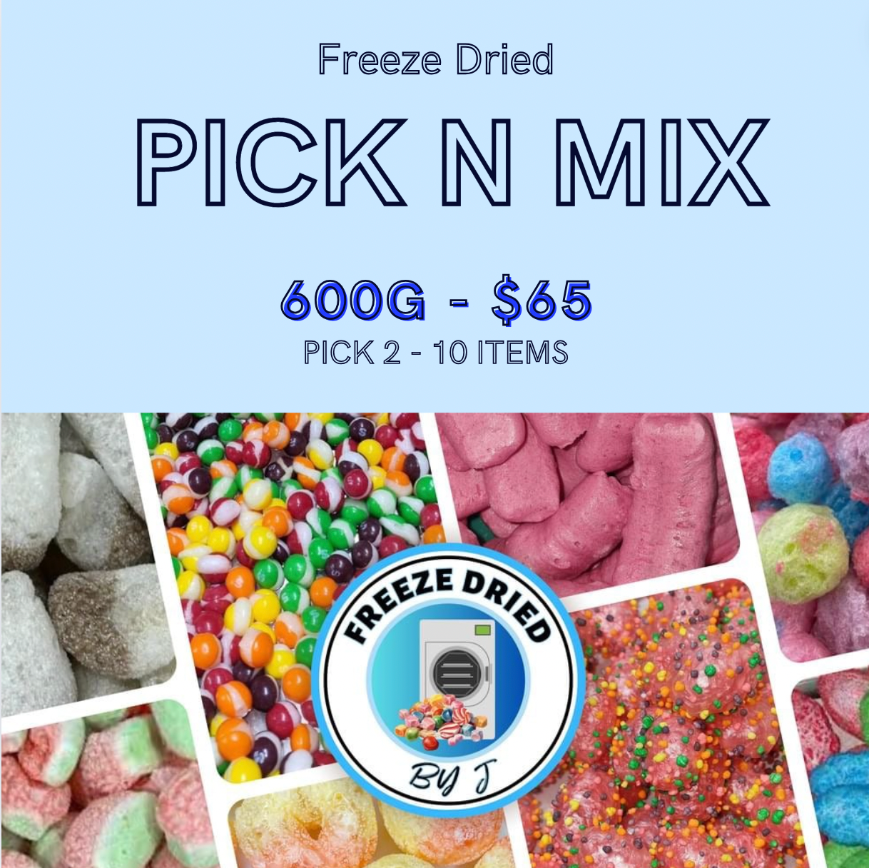 600G Freeze Dried PICK N MIX