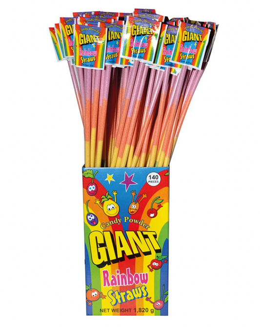 Giant Rainbow Straws