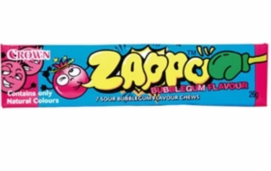 Zappo Bubblegum Chew