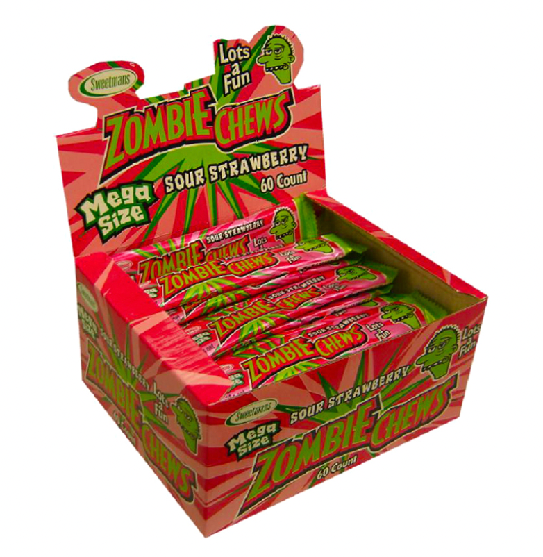 Zombie Chew Sour Strawberry