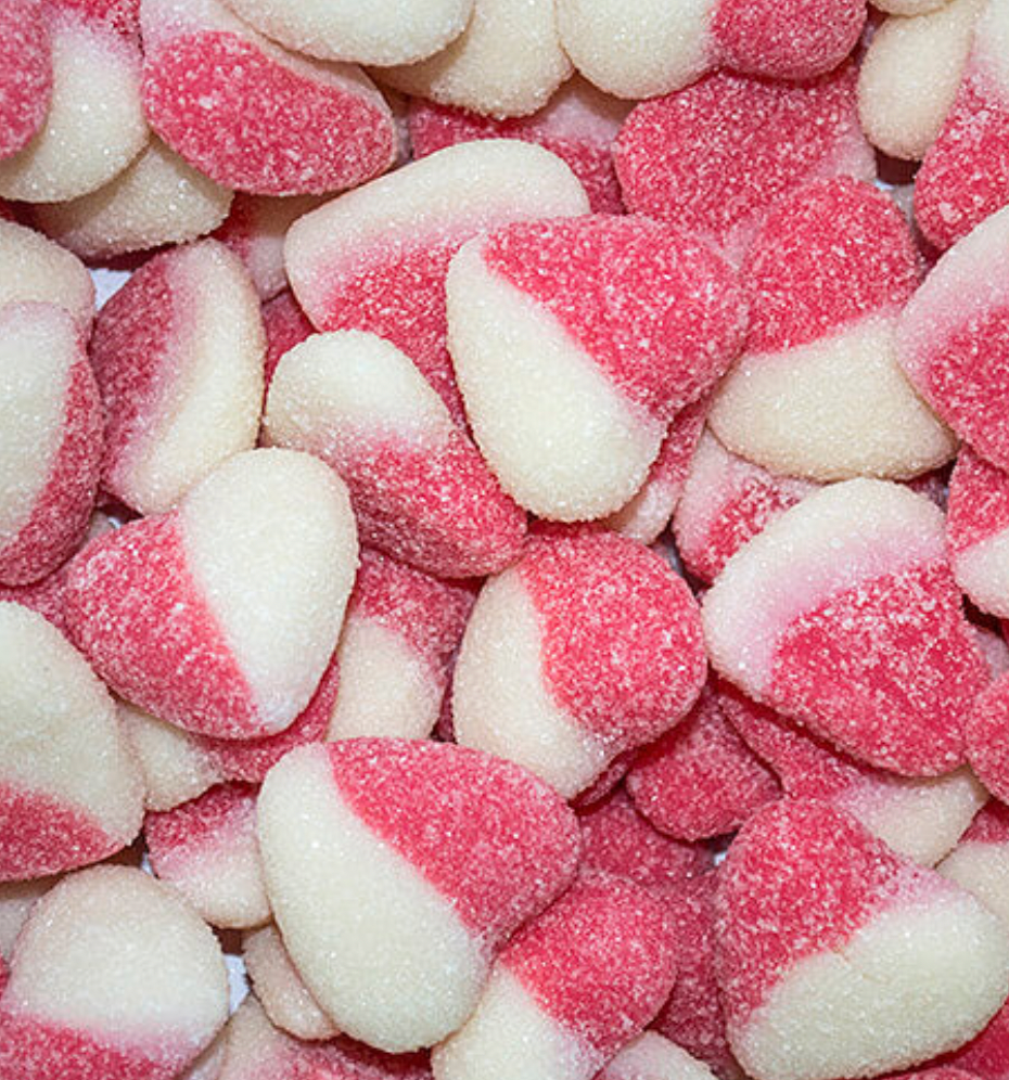 Red Gummy Hearts Pouch