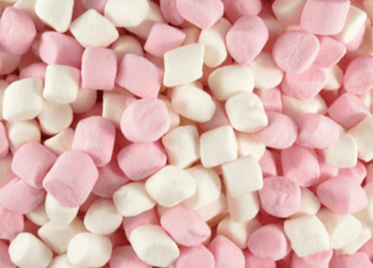 Marshmallow - Mini Pink & White Pouch