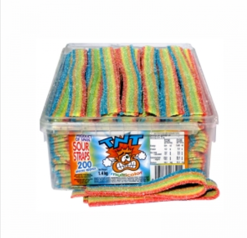 TNT Sour Straps Multi Coloured Pouch