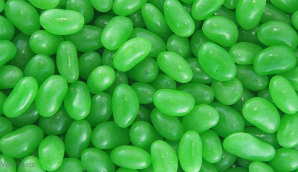 Mini Jelly Beans Green/Apple Pouch