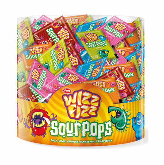 Wizz Fizz Sour Lollipops